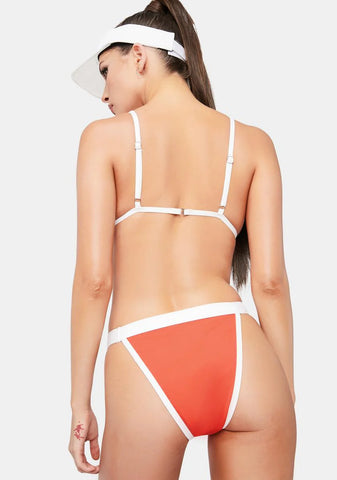 Red Ace Bikini Bottoms