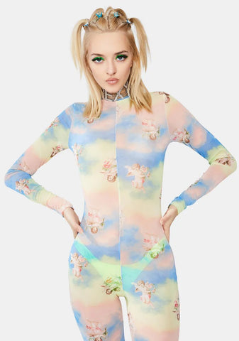 Day Dreamin' Sheer Catsuit