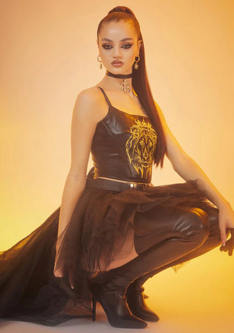 Put My Crown On Corset Top