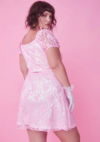 Her True Love's Kiss Lace Dress