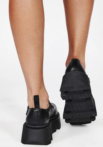 Steppin' Out Platform Mary Janes