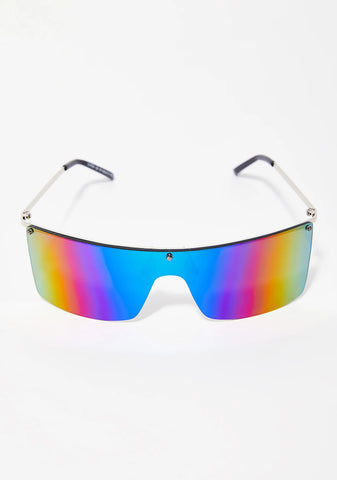 On Blocked Shield Sunglasses