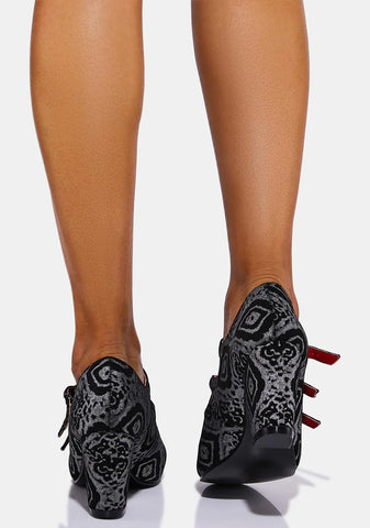 Metallic Lost Tomb Mary Jane Heels