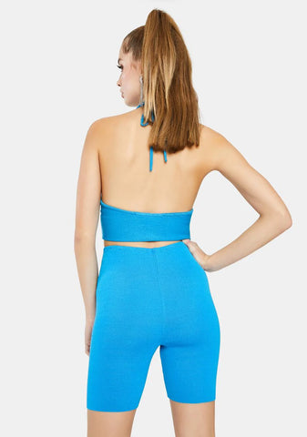 Heatwave Knit Biker Shorts