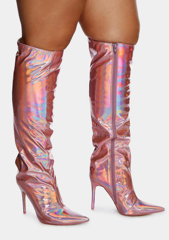 Wide Fit Independent Knee-High Boots