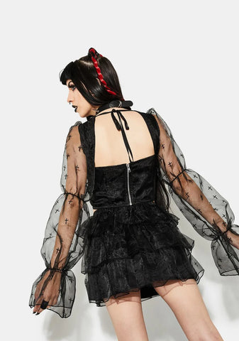 Answer To Your Prayers Ruffle Skirt