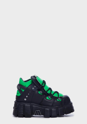 Green M-106-C131 Ankle Boots