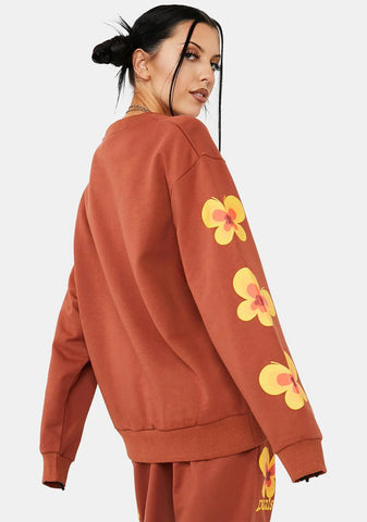 Rust Good Energy Sweatshirt