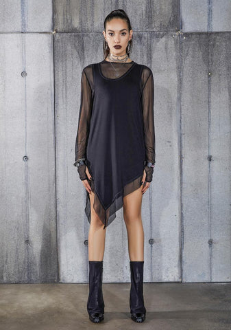 Snare Asymmetric Longline Mesh Top