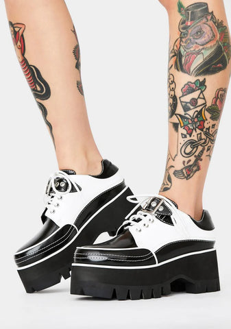 Rude Rebellion Platform Oxfords