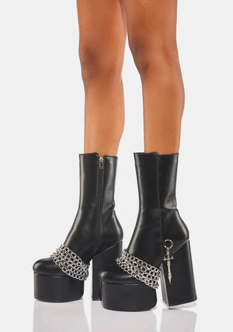 Awkward Love Platform Boots