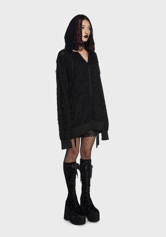 The Livin' Dead Shredded Hoodie