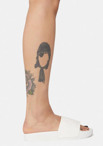 White Authentic Caius 2 Slides