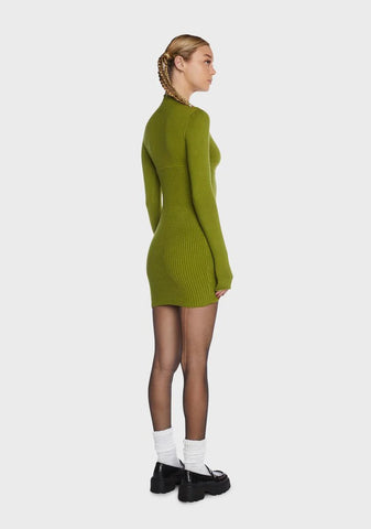 Feelin' Rich Sweater Mini Dress