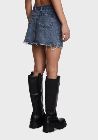 Indigo Street Savvy Denim Skirt