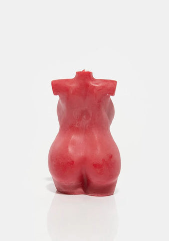 Hot Pink Queen Body Candle