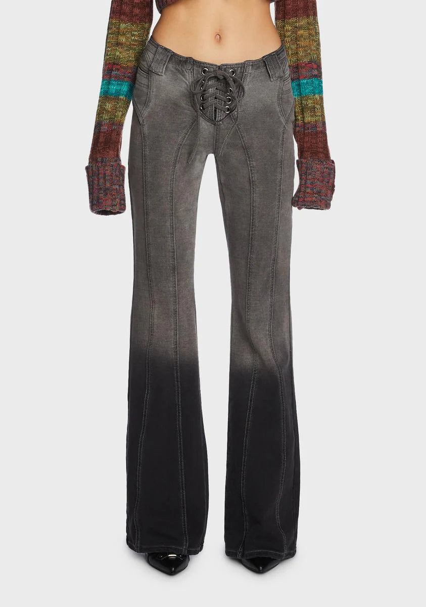 Unstructured Chaos Low-Rise Pants