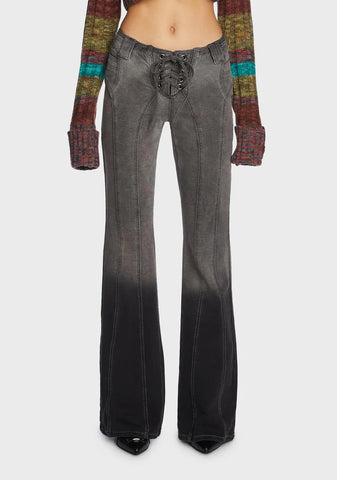 Unstructured Chaos Low-Rise Pants