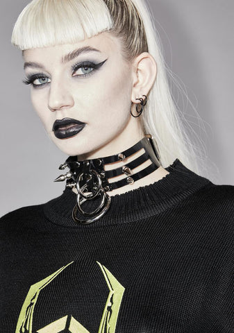 Layered O-Ring Spike Choker
