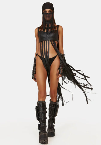 Noir Celestial Ringmaster Lingerie Set