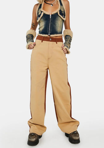 Think Twice Two Tone Pants