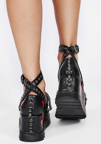 Electric Loving Platform Mary Janes