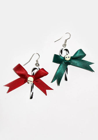 Unjolly Candy Cane Earrings