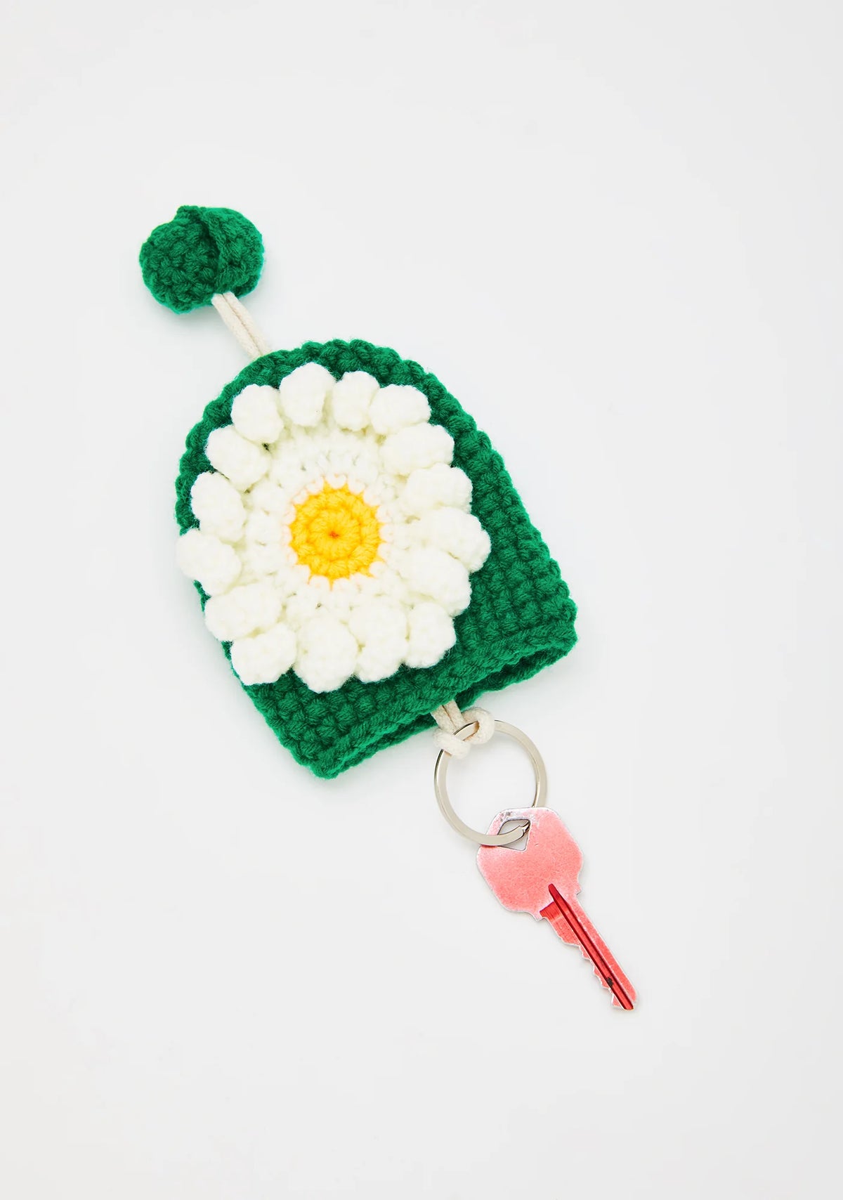 Daisy From The Garden Knit Key Cover