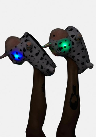 Unicow Light Up Slippers