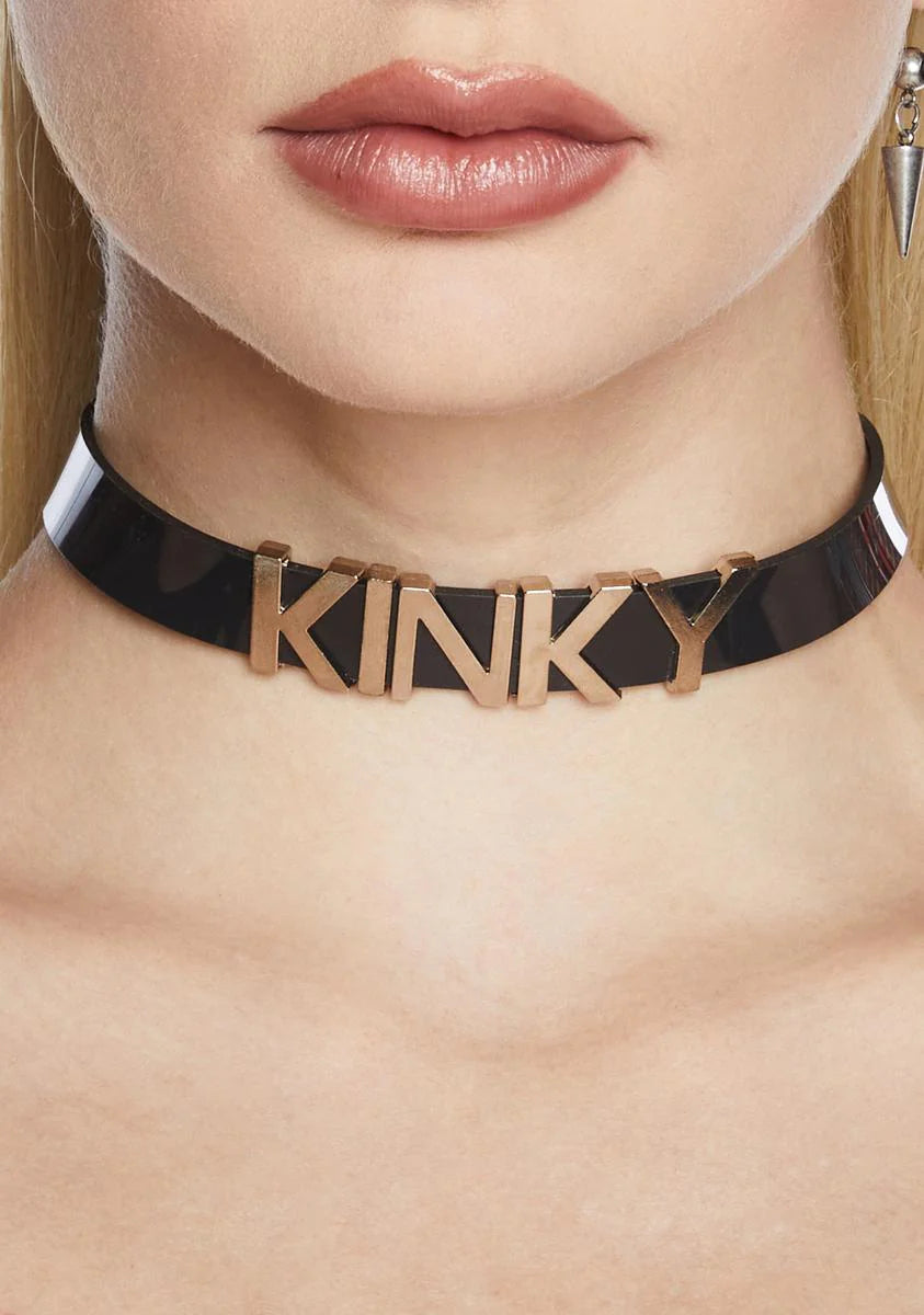 Kinky Patent Choker