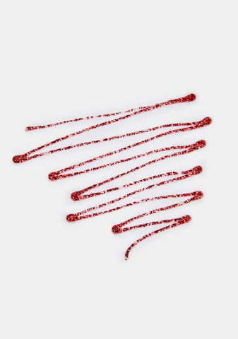 Red Extraaa Hair Glitter Gel