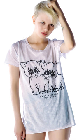 Best Friends For Ever Tee - Black