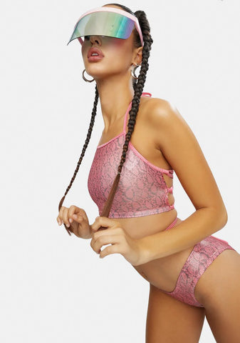 Kandi Hypnotic Hype Lace Up Top