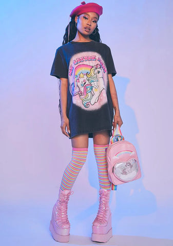 Starshine Affection Airbrushed Oversized Tee