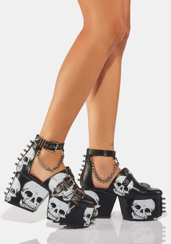 Through The Night Chunky Platform Wedges
