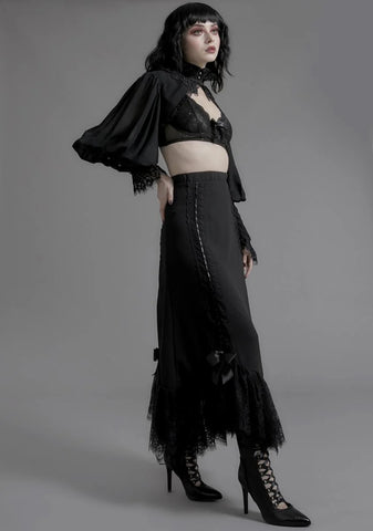 Melancholia Lace Maxi Skirt