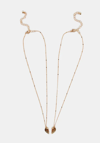 Don't Forget Me Necklace Set