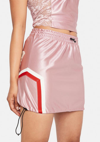 Pink Sport Mini Skirt