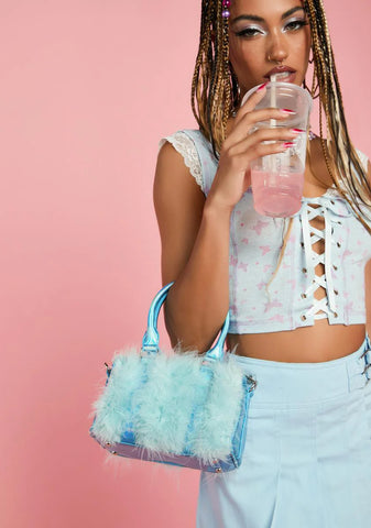 Sky Shagadelic Mini Crossbody Purse