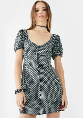 Green Montero Mini Dress