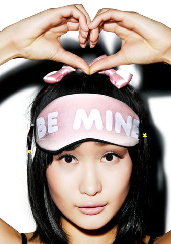 Be Mine Eye Mask - Pink
