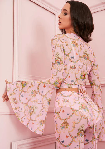 Lush Opulence Wrap Top