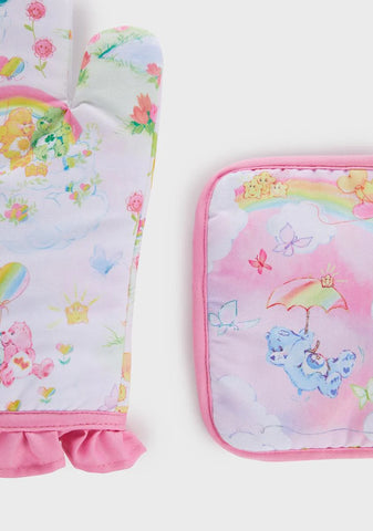 On A Cloud Potholder And Oven Mitt Set