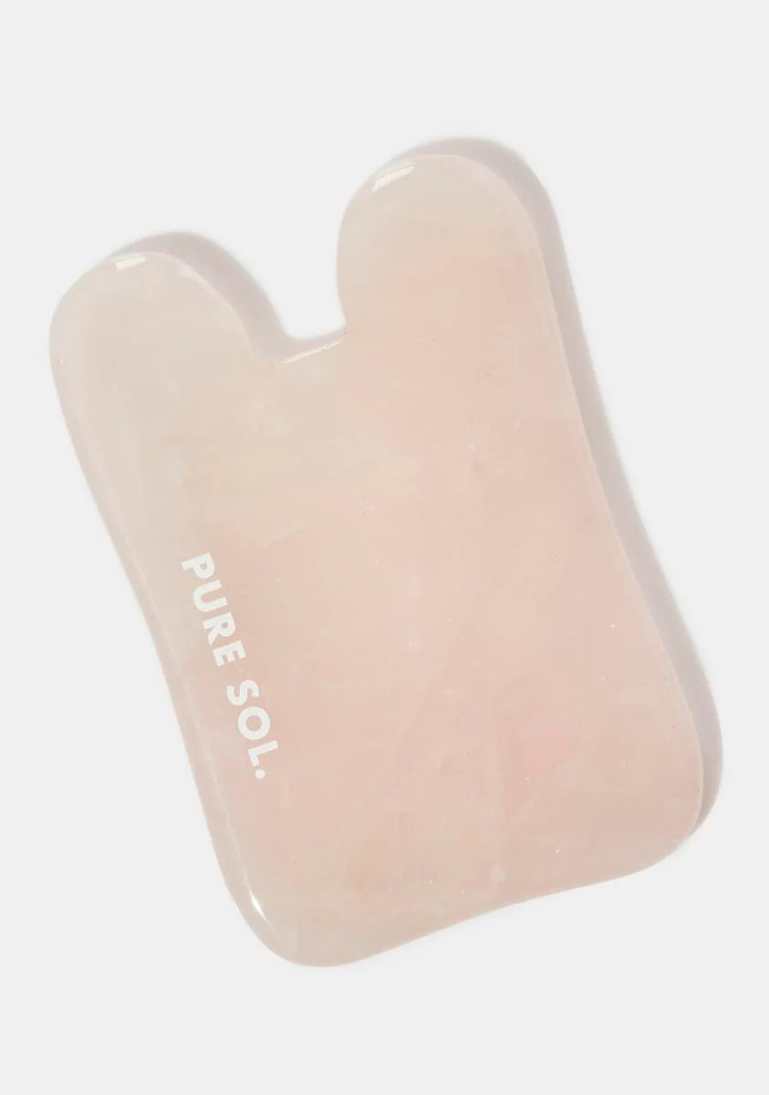 Rose Quartz Gua Sha U-Shaped Tool