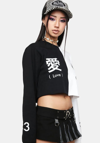 Love Hurts Cropped Sweatshirt