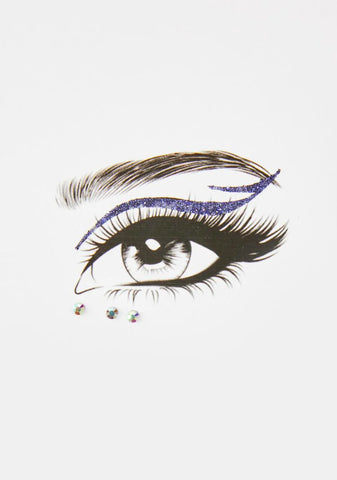 Berry Feline Pretty Eyeliner Stickers
