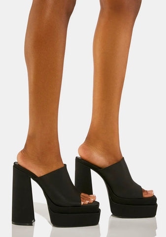 Sky High Platform Mules