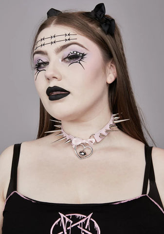 Bell Won't Save You Spiked Choker