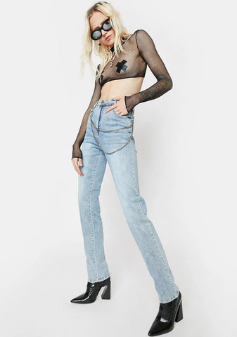 Waste His Time High Waisted Jeans