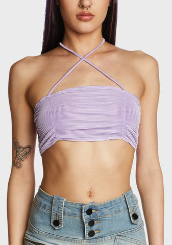 Dainty Illusion Halter Top